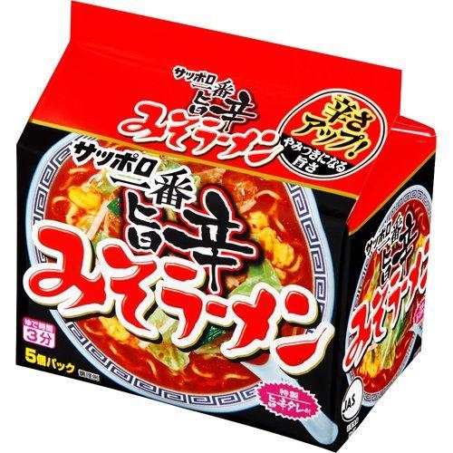 サッポロ一番 みそラーメン 旨辛 ( 5食入 )/ インスタントラーメン 袋