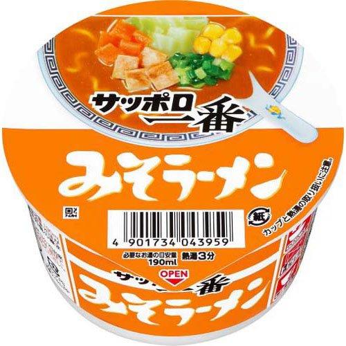 サッポロ一番 みそラーメン ミニ どんぶり ( 12個入 )/ インスタント