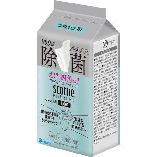 スコッティ パーフェクトフィット ウェットティッシュ 除菌 アルコール
