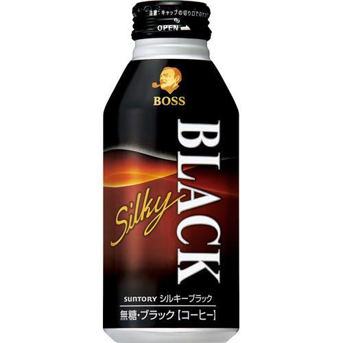 ボス シルキーブラック ボトル缶 ( 400g*24本入 )/ BOSS コーヒー