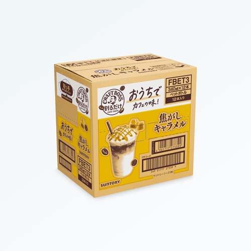 割るだけクラフトボスカフェ 焦がしキャラメル ケース ( 340ml×12本入