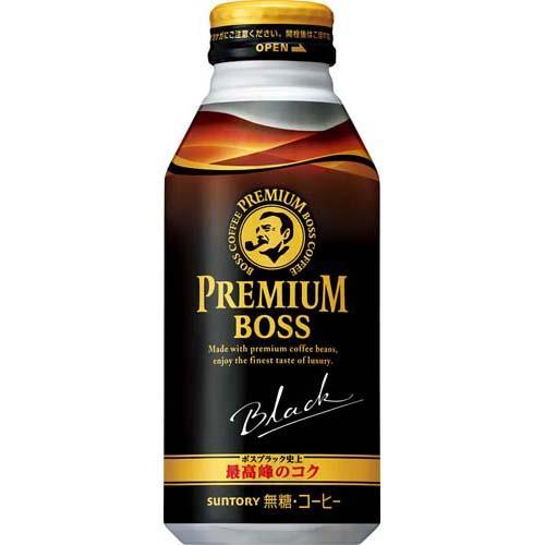 プレミアムボス ブラック ( 390g*24本入 )/ ボス BOSS コーヒー 缶