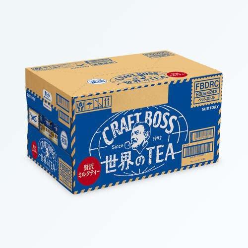 クラフトボス 世界のTEA 贅沢ミルクティー ( 600ml×24本入 )/ BOSS
