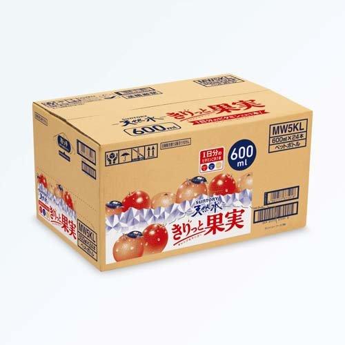 サントリー天然水 きりっと果実 オレンジ＆マンゴー ( 600ml×24本入