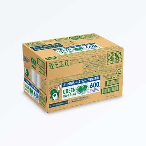 グリーン ダカラ ラベルレス ( 600ml*24本入 )/ GREEN DA・KA・RA