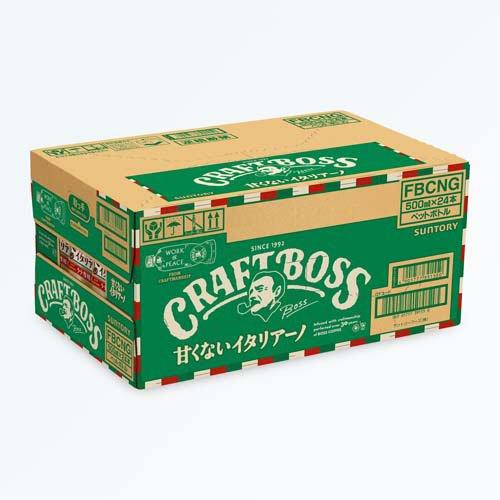 クラフトボス 甘くないイタリアーノ ( 500ml×24本入 )/ BOSS(ボス