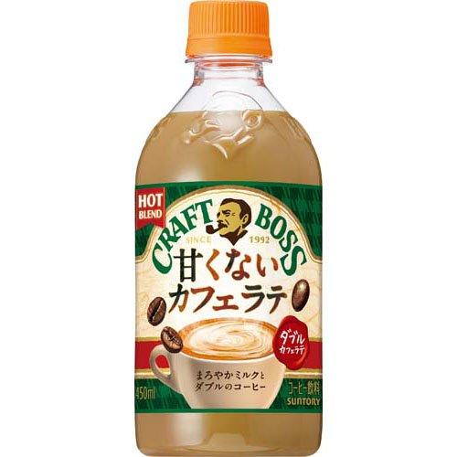 クラフトボス 甘くないラテ イタリアーノブレンド ホット ( 450ml×24本