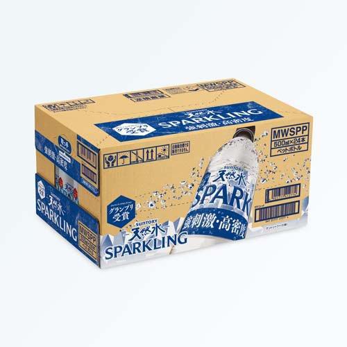 サントリー 天然水 SPARKLING ( 500ml×24本入 )/ サントリー天然水