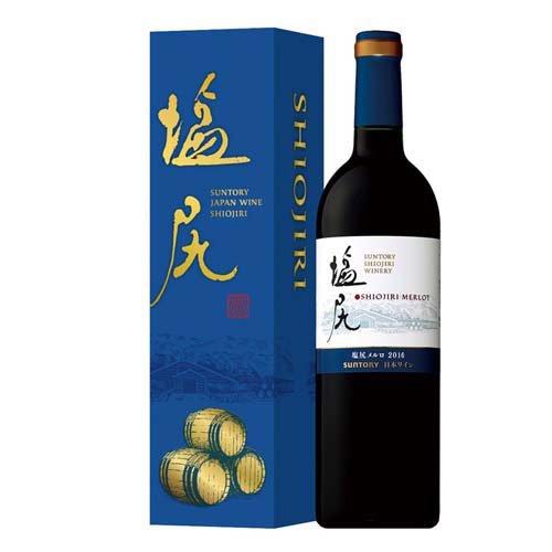 塩尻ワイナリー 塩尻メルロ 2016 オリジナル化粧箱付 ギフト ( 750ml
