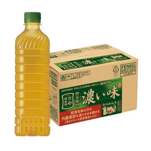 伊右衛門 濃い味 ラベルレス 機能性表示食品 ( 600ml×24本 )/ : 爽快