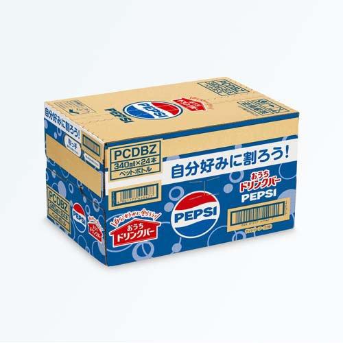おうちドリンクバー ペプシコーラ ( 340ml×24本 )/ : 爽快ドラッグ