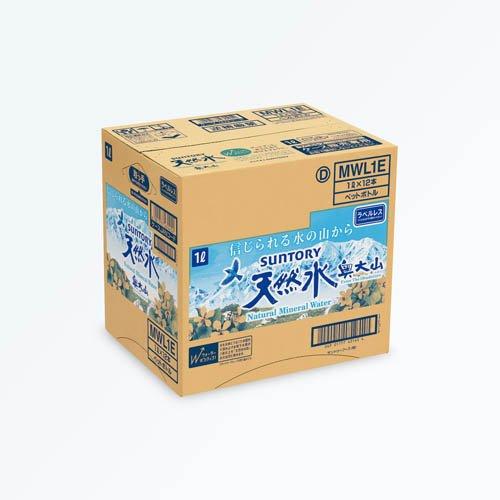 サントリー 天然水 ラベルレス ( 1000ml×12本 )/ サントリー天然水