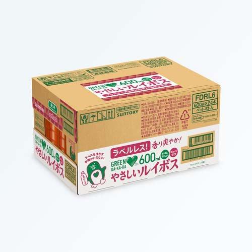 GREEN DA・KA・RAやさしいルイボスラベルレス ( 600ml×24本 )/ DA・KA