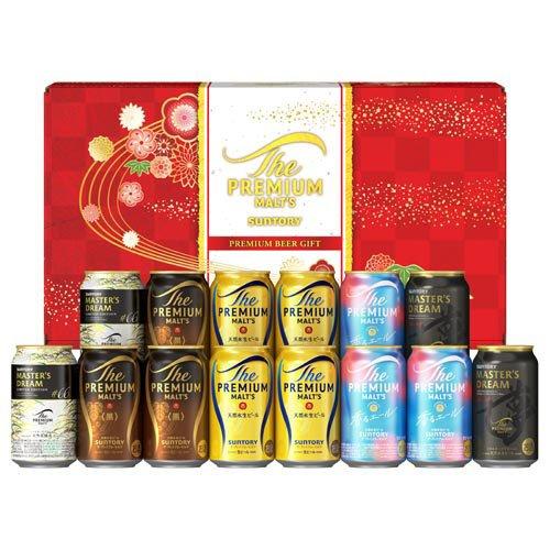 プレミアムブリリアント　4点セット 企画品)ザ・プレミアム・モルツ ビールギフトセット VK4S ( 350ml×14本