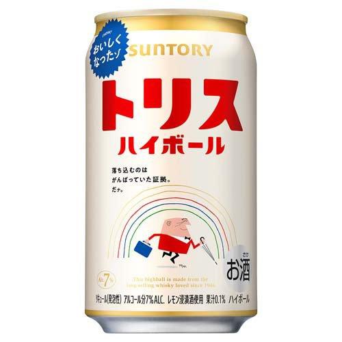 企画品)トリスハイボール (オリジナルグラス付) ( 350ml×24本 ) : 爽快
