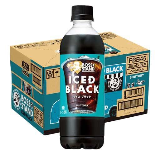 ボススタンド アイスドブラック ( 450ml×24本入 )/ BOSS(ボス) : 爽快