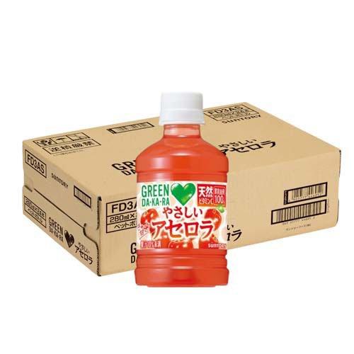 GREEN DA・KA・RA やさしいアセロラ ( 280ml×24本 )/ DA・KA・RA