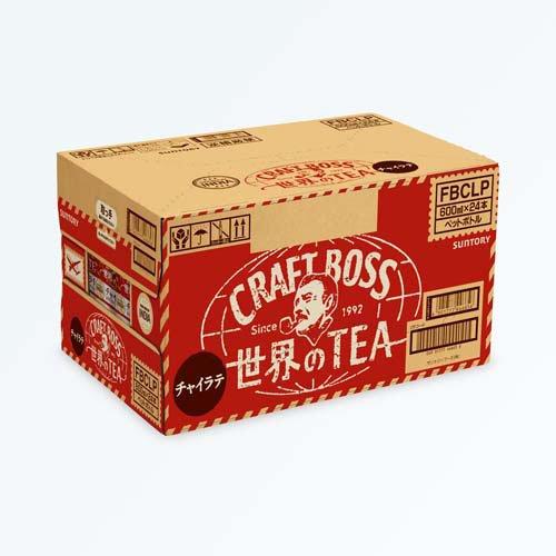 クラフトボス 世界のTEA チャイラテ ( 600ml×24本入 )/ BOSS(ボス
