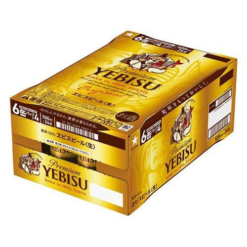 サッポロ ヱビス ビール 缶 500 ( 500ml*24本入 )/ ヱビスビール