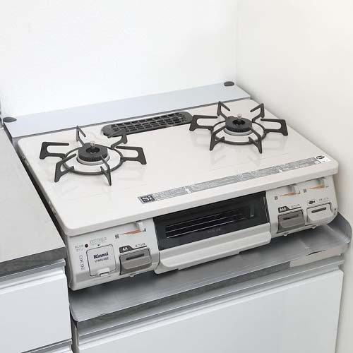 ガス台マット 抗菌 シルバー ( 2枚入 )/ 東洋アルミ : 爽快ドラッグ