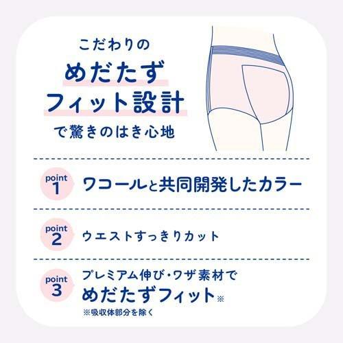 アテント 超うすパンツ 下着爽快 エレガントピンクべージュ L お試し