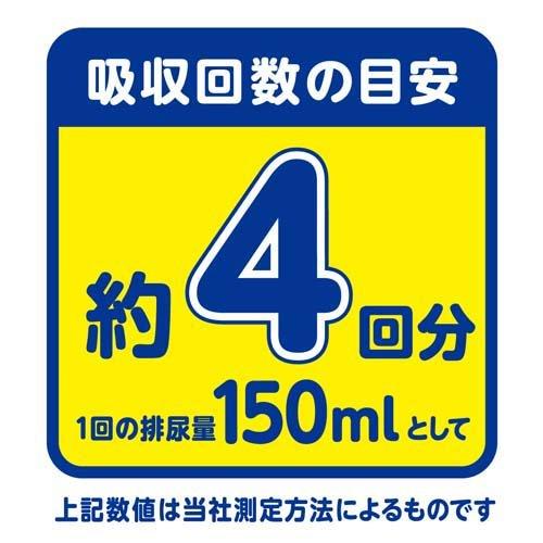 アテント 夜1枚安心パッド ムレを防いで長時間吸収 4回吸収 28*49cm