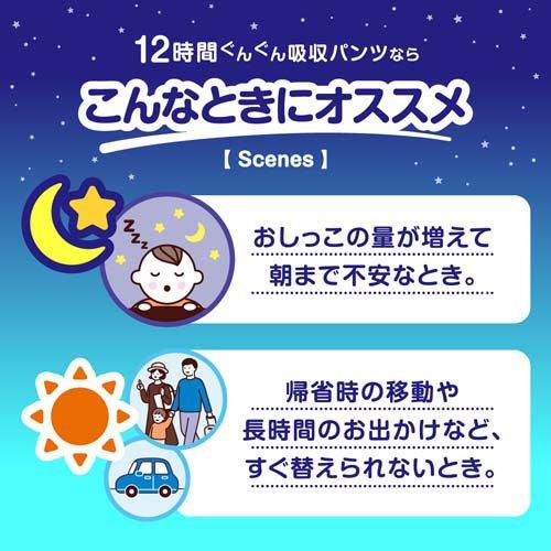 グーン 12時間ぐんぐん吸収パンツ BIGサイズ 男女共用 ディズニー ( 40