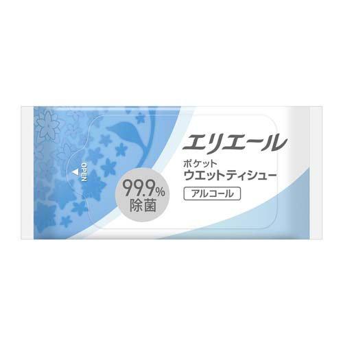 エリーエール　ウエットティッシュ　６個　 エリエール ポケットウエットティシュー 除菌アルコールタイプ ( 7枚入