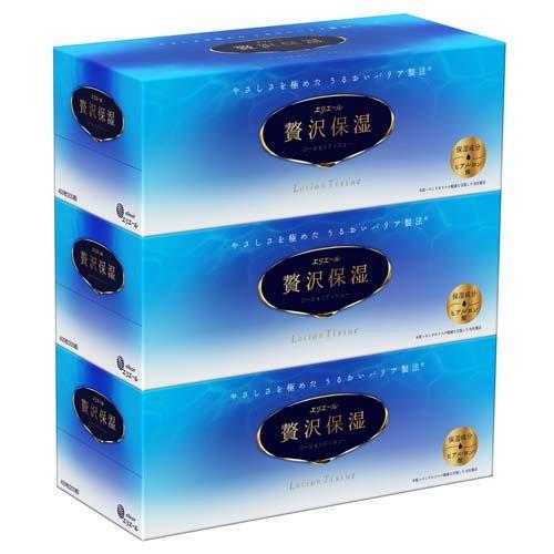 エリエール 贅沢保湿 ( 400枚(200組)*3コ入 )/ ティッシュ エリエール 贅沢保湿 ( 400枚(200組)*3コ入 )/ ティッシュ
