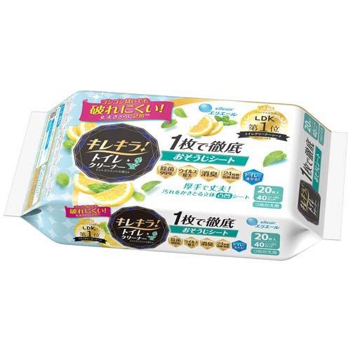 エリエール キレキラ！ 1枚で徹底トイレお掃除シート つめかえ用
