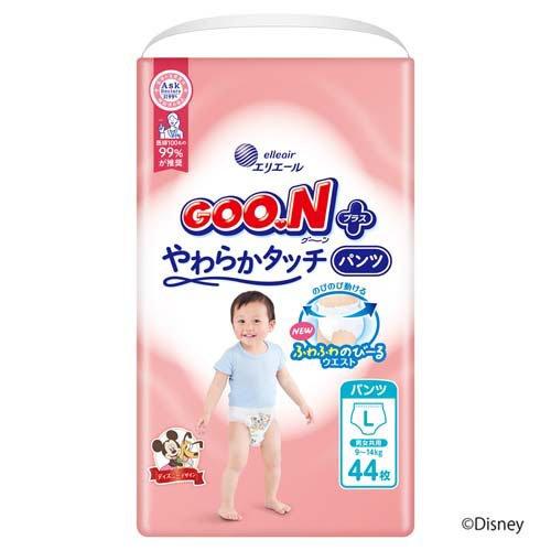 グーンプラス やわらかタッチ パンツ Lサイズ ディズニー ( 44枚入
