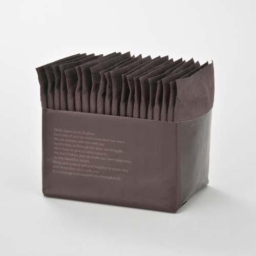 エリス 素肌のきもち ルナフィット 特に多い昼用 羽つき 27cm シンプル