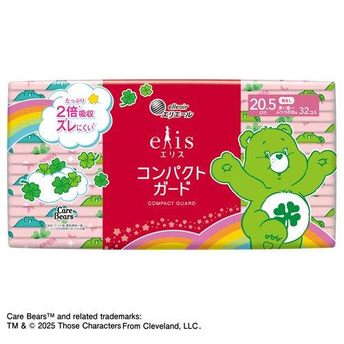 エリスコンパクトガード 多い昼〜ふつうの日用 羽なし ケアベア企画品