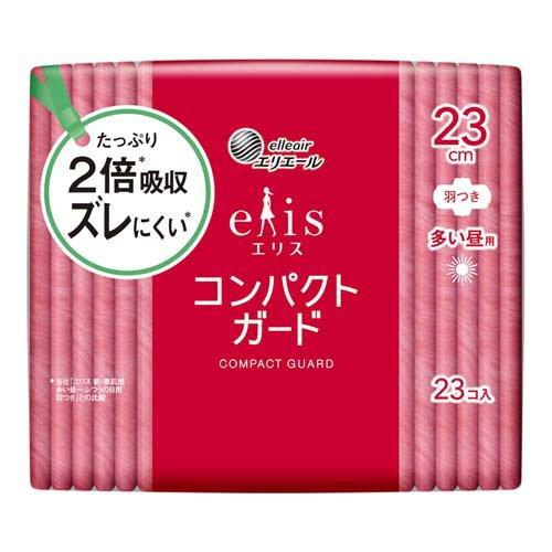 エリス コンパクトガード 多い昼用 羽つき 23cm ( 23枚入 )/ elis