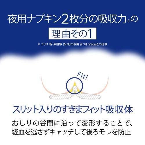 エリス 朝まで超安心360 特に多い日の夜用 羽つき ( 18枚入 )/ elis
