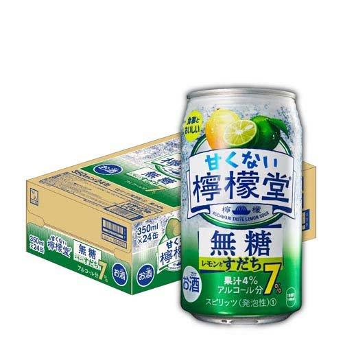 甘くない檸檬堂 無糖 レモンとすだち 缶 ( 350ml×24本 )/ 檸檬堂 甘くない檸檬堂 無糖 レモンとすだち 缶 ( 350ml×24本 )/ 檸檬堂