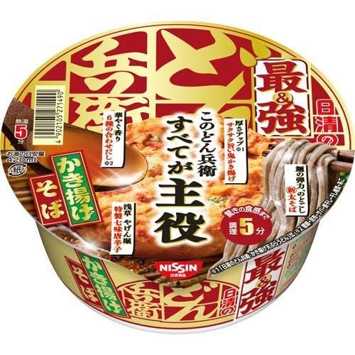 日清の最強どん兵衛 かき揚げそば ケース ( 101g*12食入 )/ 日清のどん