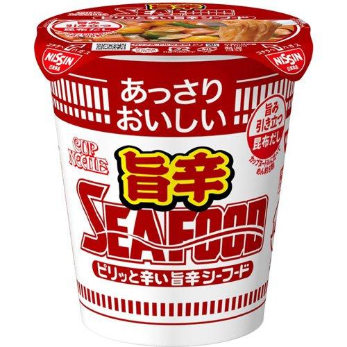 日清 あっさりおいしいカップヌードル 旨辛シーフード(ケース) ( 58g