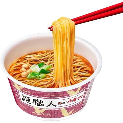日清 麺職人 鴨だし中華そば ケース ( 83g×12食入り )/ 日清麺職人