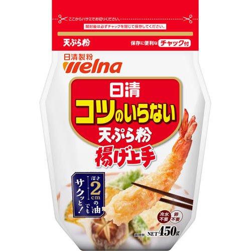 日清 コツのいらない天ぷら粉 揚げ上手 チャック付 450g 日清 爽快ドラッグ 通販 Yahoo ショッピング
