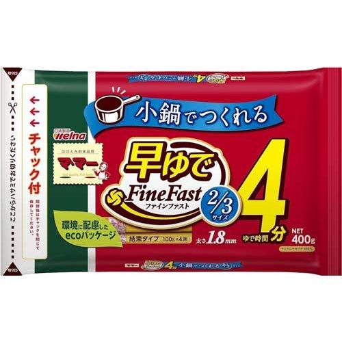 マ・マー 早ゆで4分スパゲティ 2／3サイズ 1.8mm チャック付結束タイプ