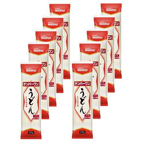 ナンバーワン うどん 箱売り用 ( 200g×10個入 )/ 日清製粉ウェルナ