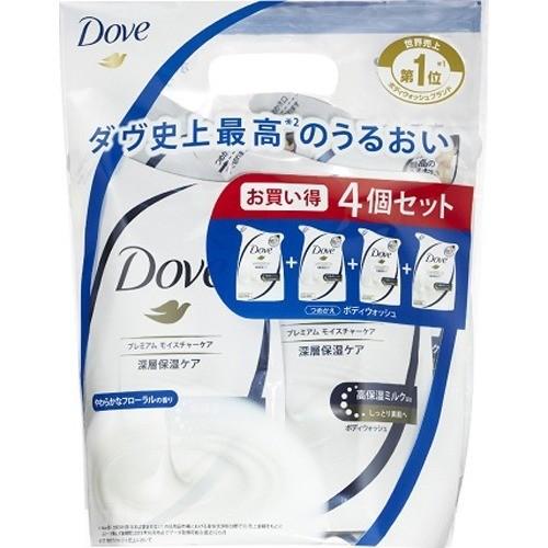 ダヴ ボディウォッシュ プレミアム モイスチャーケア つめかえ 360g 4コ入 ダヴ Dove 爽快ドラッグ 通販 Yahoo ショッピング