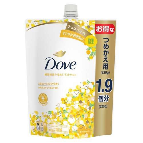 企画品)ダヴ ボディウォッシュ ミモザ 詰め替え 大容量 ( 620g )/ ダヴ