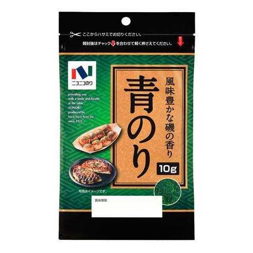 ニコニコのり 青のり ( 10g ) すじ青のり トッピング関連 : 爽快