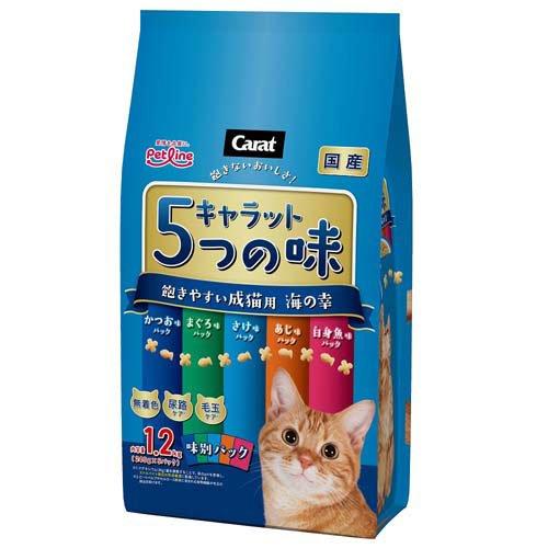 キャラット 5つの味 飽きやすい成猫用 海の幸 ( 1.2kg )/ キャラット