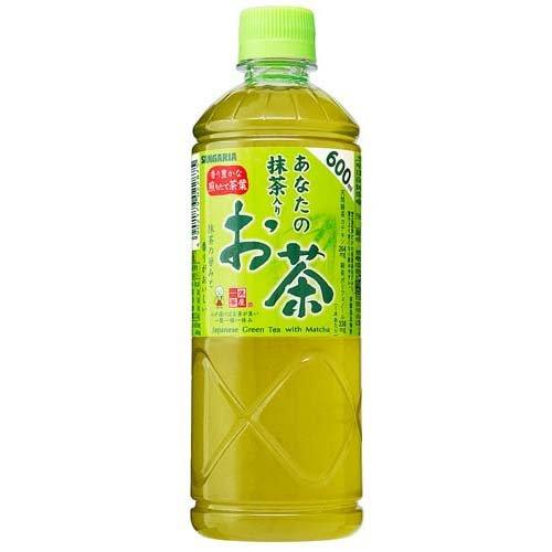 サンガリア あなたの抹茶入りお茶 ( 600ml*24本入 )/ あなたのお茶