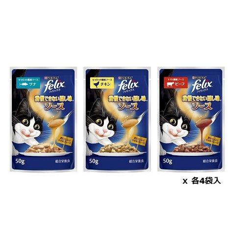 フィリックス 我慢できない隠し味ソース お魚お肉バラエティ ( 50g*12