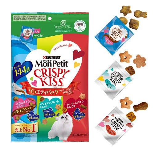 モンプチ クリスピーキッス おやつ バラエティ グレイビーソース＆厳選