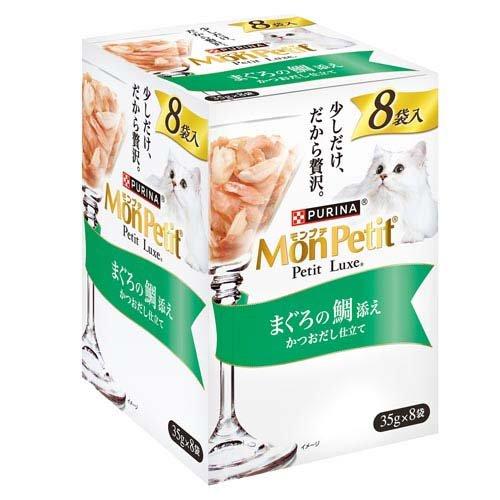 モンプチ プチリュクス パウチ まぐろの鯛添え ( 35g×8袋入 )/ : 爽快